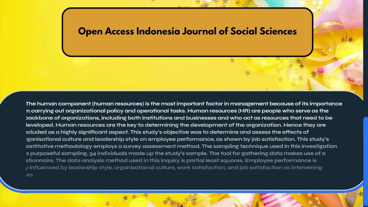 The Effect of Leadership Style and Organizational Culture on Performance of  Employees