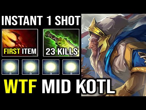 DON'T Ever Underestimate Mid KOTL in 7.30 | WTF Dagon 5 First Item Instant 1 Shot Anyone Dota 2