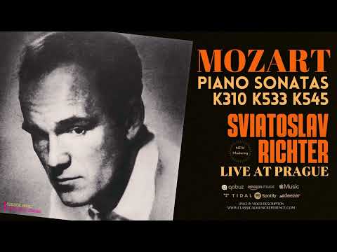 Mozart - Piano Sonatas K. 310, K. 533, K. 545 (Century's record: Sviatoslav Richter, Live at Prague)