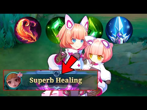SUPERB HEALING 100%!! ANGELA MAX HEAL BUILD🌸 (must try)