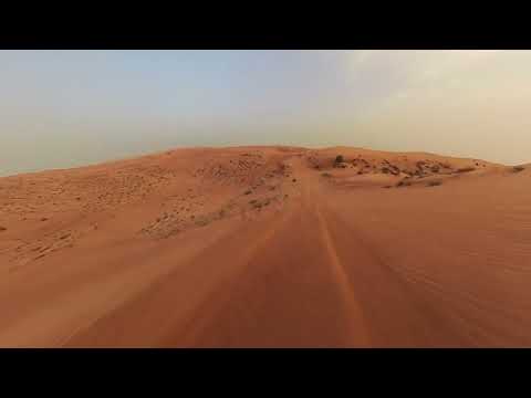 Golden Hour in the Red Sands of Al Faya