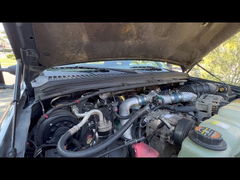 Downpipe Install 7.3 Powerstroke