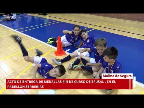 Acto de entrega de medallas fin de curso 2018 de EFUSAL