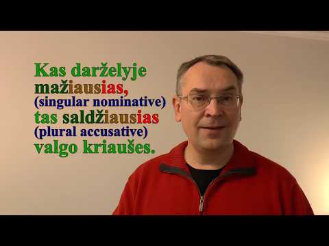 LITHUANIAN LESSON 88 - BŪDVARDŽIŲ LAIPSNIAI - Comparison of Adjectives