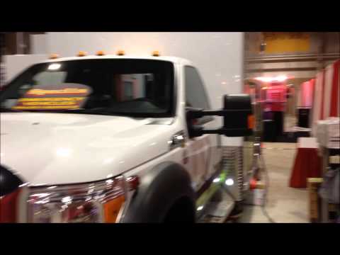 SPECLIN - NORTHWEST EMERGENCY & AMERICAN AMBULANCE VEHICLES "DEMO" AT HARRISBURG FIRE EXPO IN PA.