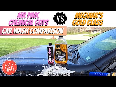 Meguiar's Gold Class vs Chemical Guys Mr. Pink Car Wash Foam
