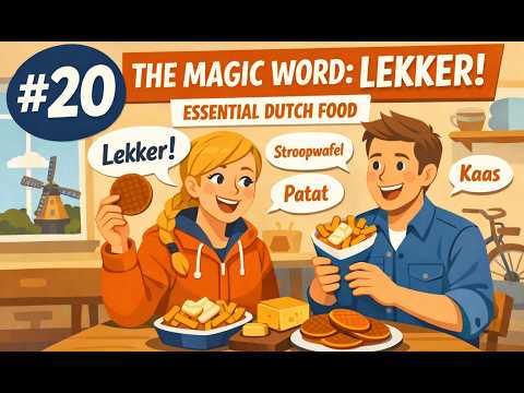 #20 The Magic Dutch Word: LEKKER! π€€ | Essential Dutch Food (A1) #podcast #learning #learndutch