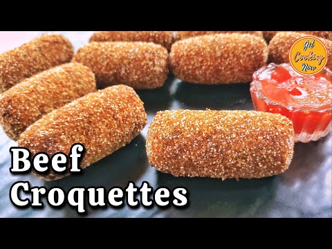 Beef Croquettes Recipe | How to make Goan Beef Croquettes | Beef Mince Croquettes | Goan Party Snack