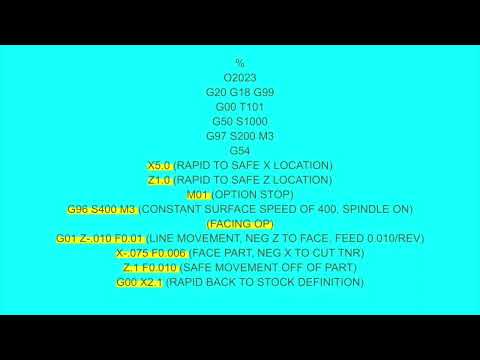 Intro to HAAS turning, lathe CNC