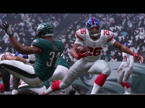 Madden 19 Career Mode - Saquon Barkley vs Philadelphia Eagles EP 11 | Madden NFL 19 Franchise Mode