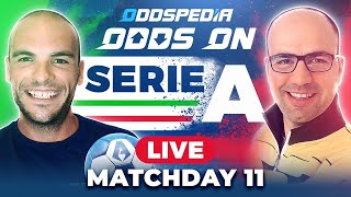 Odds On: Serie A - Matchday 11 - Free Football Betting Tips, Picks & Predictions
