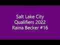 Salt Lake City Qualifiers; Salt Lake City, Utah