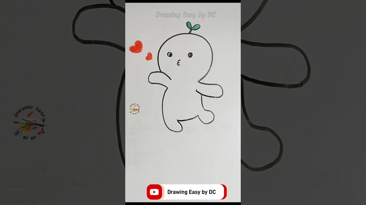 love doodles | cute doodles | cartoon drawing | doodle art #drawing #easydrawing #shorts