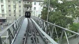 preview picture of video 'Incline car ride Zurich City Centre'