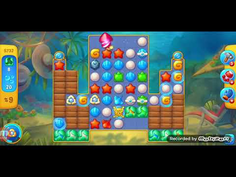 fishdom gameplay/ level 5732 / It is like the ads? / thank you /
