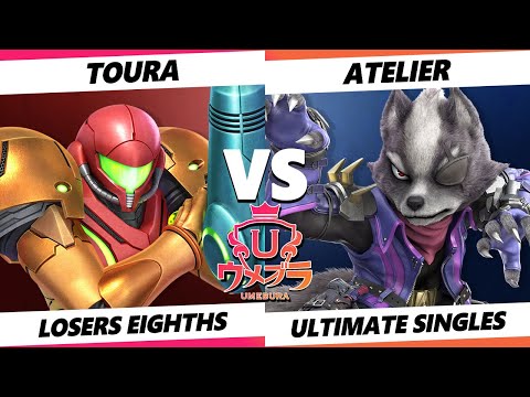 Umebura 9 Top 8 - Toura (Samus) Vs. Atelier (Wolf) SSBU Ultimate Tournament
