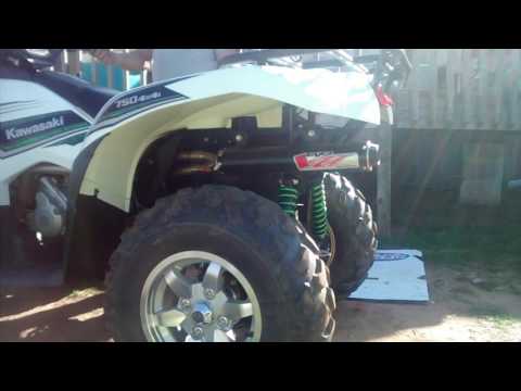 2016 Brute Force 750 with a slip on Big Gun Exhaust