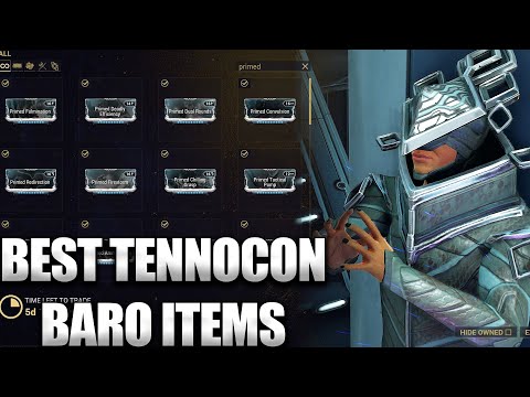 BEST TENNOCON BARO PRIMED MODS! Everything Tennocon 2024 Baro Guide!