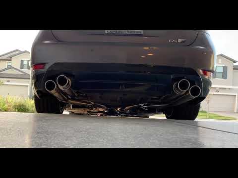 Lexus GSF Apexi N1 Full Catback Startup