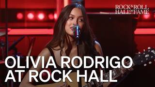 Olivia Rodrigo Rock Hall Performances: Carly Simon, Sheryl Crow & The White Stripes Tribute