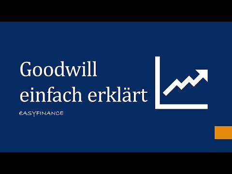 Goodwill | Was ist der Goodwill? | einfach erklärt