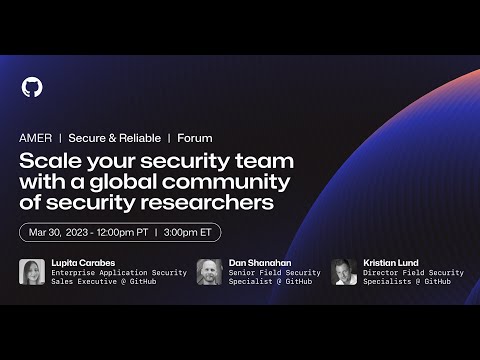 Scale your security team with a global community of security researchers