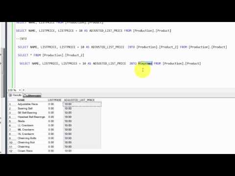 SQL Tutorial for beginners Ch 6: SQL Server Queries