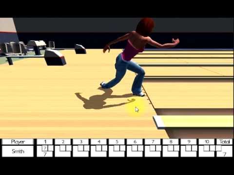 3D Bowling Simulator Video