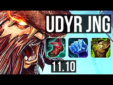 UDYR vs KINDRED (JUNGLE) | Rank 5 Udyr, 2/1/12, Rank 30 | KR Challenger | v11.10