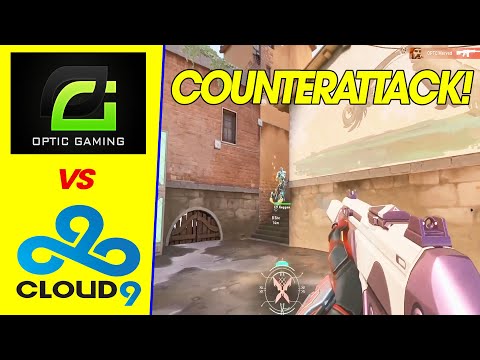 REVENGE: Cloud 9 vs OPTC - VALORANT HIGHLIGHTS| VCT Stage 1 Challengers NA Playoffs - Part 2