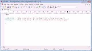 Beginner PHP Tutorial - 36 - String Functions Part 3
