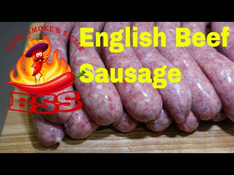British Beef Sausage Magic - Homemade Success