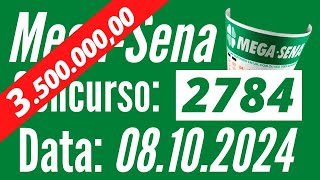 ???? Mega-Sena de 8/10, Resultado MEGA-SENA, MEGA-SENA de hoje,