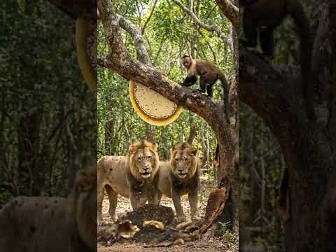 원숭이가 떨어뜨린 건 ‘벌 폭탄’이었다!