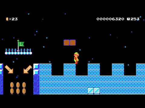 The Frozen Dragon Palace by Guppy 015 - Super Mario Maker 2 - No Commentary 1cb 022020