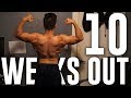 10 WEEKS OUT - PHYSIQUE UPDATE - FLEXING & POSING - 19 YEARS OLD