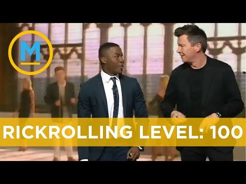 Rick Astley himself ”rick rolls" reporter on live TV | Your Morning