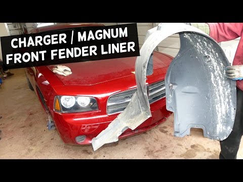 DODGE CHARGER FRONT FENDER LINER REMOVAL REPLACEMENT | DODGE MAGNUM