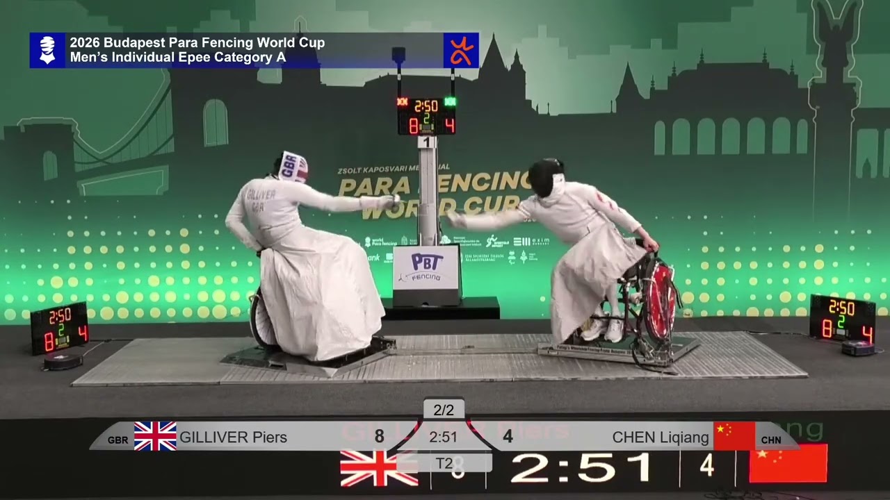 Budapest 2026 World Cup FINAL - M/E/A - GILLIVER Piers | CHEN Liqiang - Wheelchair Fencing