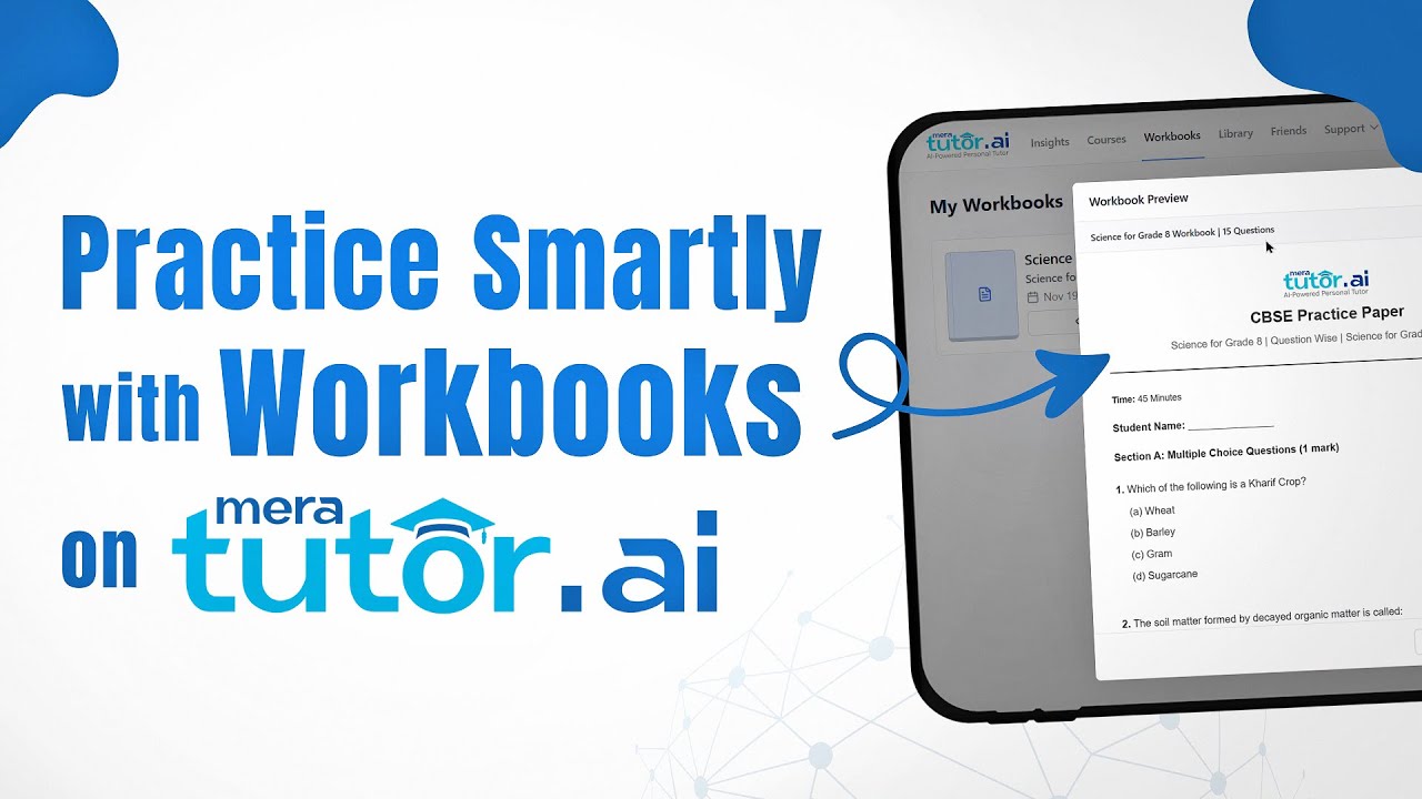 16. Creating Workbooks in MeraTutor.AI 