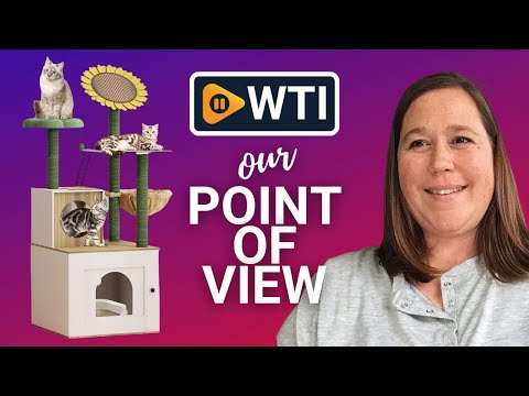 DNBSS Cat Litter Box Cat Tree Stand - WTI product video review