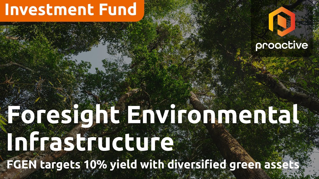 Foresight Environmental Infrastructure targets 10% dividend yield with diversified green assets