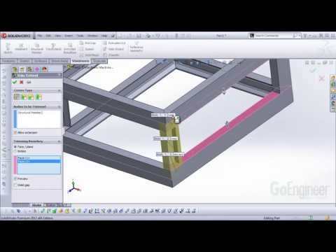 SOLIDWORKS Quick Tip - Weldments Basic Tools and Methods