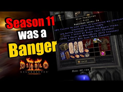 My End of Season 11 Highlights, Throw Barb - Diablo 2 Resurrected