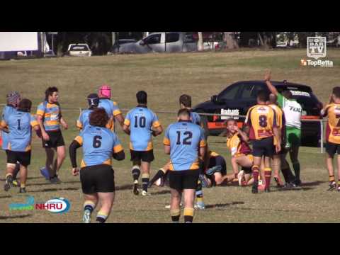 2016 NHRU - Round 7 - Prem2 Highlights - Lakes v Beaches