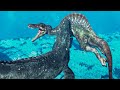 MOSASAURUS Vs SPINOSAURUS - Jurassic World Evolution 2