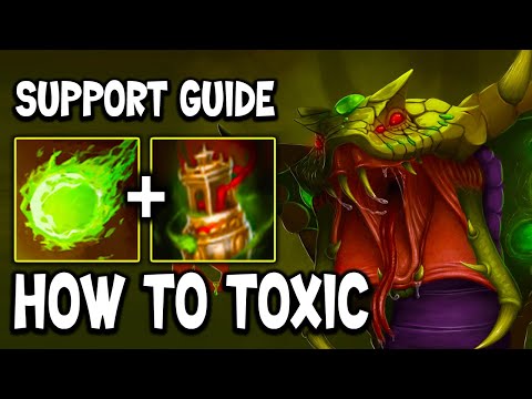 How to Hard Support Venomancer Learn From Ana God Pro Dota 2 7.33