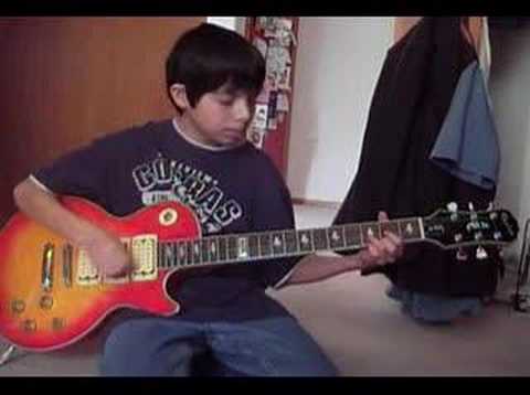 12 Yr-Old Kid Covers AC/DC's You Shook Me All Night Long video thumbnail