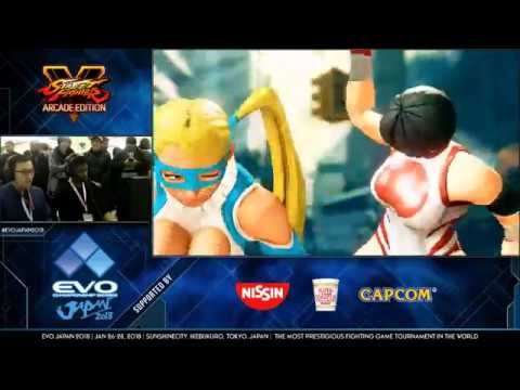 Evo Japan 2018 SFV AE - Mr. Millennial (R.Mika) vs Amichin (Urien)