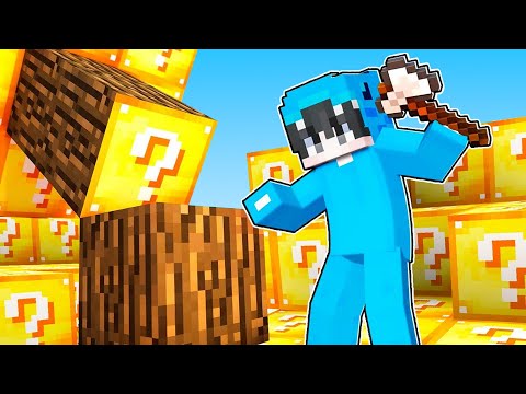 Minecraft, Ama Dünya Şans Bloklarından Oluşuyor